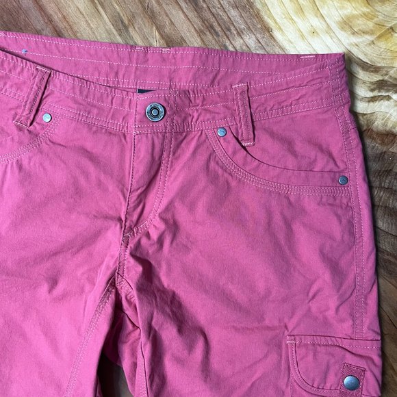 Kuhl Splash 11" Shorts Women's Shorts 8 Pink Hiking Cargo Bermuda Outdoor S10 - Picture 2 of 6